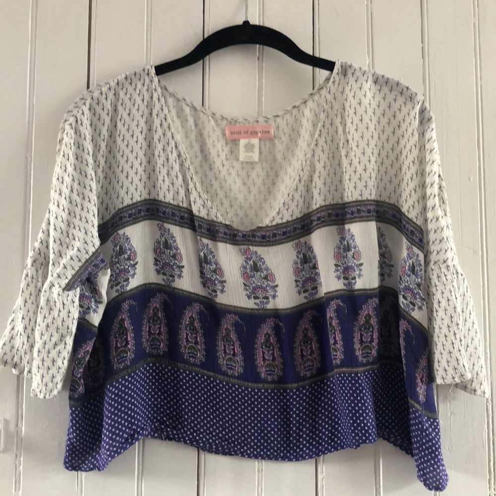 Band of Gypsies boho crop top 🌺